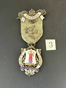 イギリス勲章③ 1899 メダル　銀製　スターリングシルバー