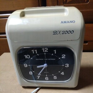 アマノ タイムレコーダー BX2000