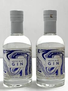 【2本】ARCTIC Blue Gin 200ml 46.2% アークティックブルージン世界一ピュアなラグジュアリージン”アークティック ブルー ジン” ABG●