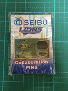  西武鉄道・埼玉 西武 ライオンズ ピンバッチ ピンズ 電車 30000 serie Seibu Railway Saitama Seibu Lions Collaboration PINZ PIN BADGE