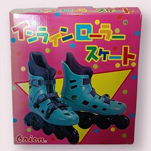 [八488] 【未使用品】カシマヤ　Onion インラインローラースケート　サイズ26㎝　箱劣化あり