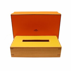 新品 未使用品 エルメス HERMES ティッシュボックス ティッシュ箱 家具 インテリア 風水【中古】5143