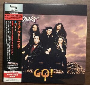 SHM-CD 紙ジャケ2枚組【ドイツ産メロハー】FAIR WARNING フェア・ウォーニング / GO！ ボートラック＋9 紙ジャケット メロディアスハード