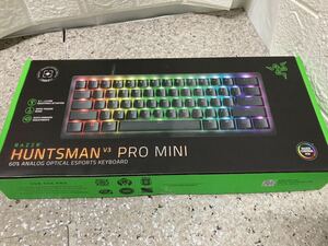 新品同様　ゲーミングキーボード　 Razer レイザー Huntsman V3 Pro Mini JP ラピッドトリガー 日本語配列