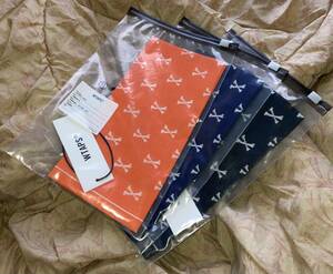 WTAPS 20SS BANDARIA / BANDANA . COTTON . 3色セット black navy orange 新品即決 送料無料 国内正規品 バンダナ クロスボーン