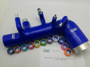 インテークホース インプレッサ フォレスター GDA GDB SG5 スバル インダクション サクション 1本 JNRacing ブルー