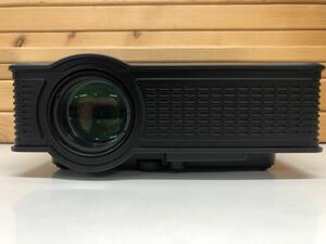 RoHS LED PROJECTOR LEDプロジェクター コンパクトプロジェクター ホームシアター 110v-240v 50/60hz ケーブル 中古品 電源動作確認済