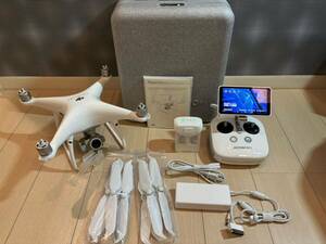 リモートID不要 DIPS登録済 DJI Phantom4pro＋ v2.0ファントム4 プロ 譲渡可 即決にてバッテリー　充電ハブ、プロペラガード追加ATTIモード