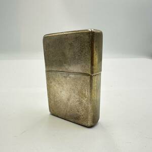 D118-SK18-90 ◎ Zippo ジッポー オイルライター STERLING スターリングシルバー USA製 喫煙具 喫煙グッズ 箱付き 火花あり ①