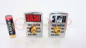 GOLGO 13 BULLET OIL LIGHTER /ゴルゴ13　弾丸　オイルライター　全2種　※弾丸を貼り付けた！オイル・ライター　新品・未使用品・ケース付