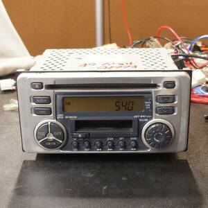 動作OK CKT-W51 オーディオ NCP20 ファンカーゴ KGC10 パッソ他 富士通テン ヘッドユニット カセット CD 08600-00B40 トヨタ 純正 @5989s