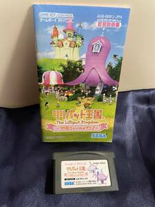 GBA 中古 リリパット王国 〜リリモニといっしょプニ！〜　説明書付き