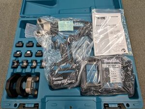 未使用品 マキタ 充電式圧着機 TC300DRG 18V 6.0Ah バッテリー、充電器 セットモデル