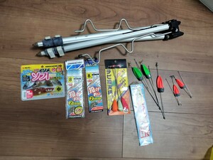 【中古】投げ釣り仕掛け 3脚 おまけ付