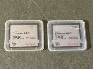 【ARRIカメラ対応】SanDisk CFast2.0 Extreme PRO 256GB 2枚セット⑩