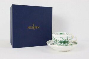 MEISSEN マイセン 手作り　カップ＆プレート 2点セット 洋食器 ブランド テーブルウェア インテリア ギャラリー アフタヌ