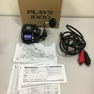 １円スタート シマノ 17 プレイズ 1000 電動リール　SHIMANO PLAYS　通電確認済み　中古現状販売品