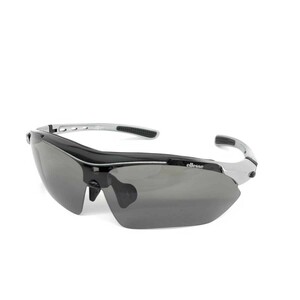 良好◆Ellesse エレッセ スポーツサングラス◆ES-S101 C5 グレー 偏光レンズ メンズ sunglasses 服飾小物