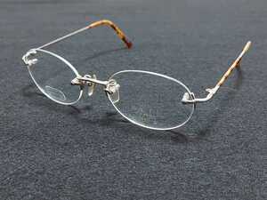 新品 CELINE　セリーヌ　ブランド　メガネ　眼鏡　高級感　上品　ツーポイント　チタン　オシャレ