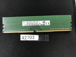 Sk Hynix 1Rx8 PC4-2666V 8GB DDR4 デスクトップ用メモリ 288ピン ECC無し DESKTOP RAM (42703)