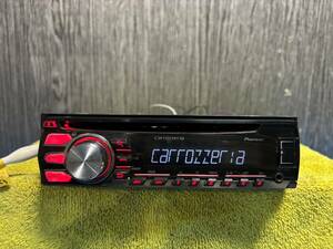 ☆carrozzeria Pioneer カロッツェリア パイオニア DEH-4100 CDデッキ フロントAUX USB 1DIN☆040910M