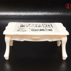 オビツ１１ フィギュア 人形 カスタムドール 1/12スケール ミニチュア 姫テーブル ホワイト b2206231-1