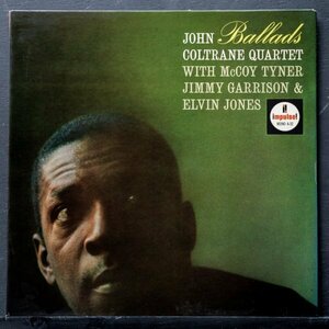 【米オリジナル】JOHN COLTRANE MONO盤 ツヤ有りオレンジ BALLADS ジョンコルトレーン IMPULSE 名盤 McCOY TYNER / ELVIN JONES