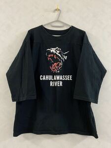 TENDERLOIN 7分袖Tシャツ サイズM テンダーロイン CAHULAWASSE RIVER