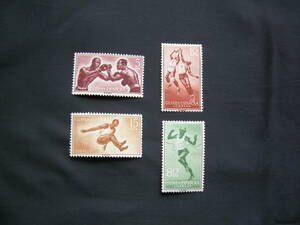 スペイン領　ギニア　スポーツ切手　4種　未使用　　同梱可