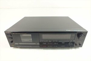 □ AIWA アイワ XK-007 カセットデッキ 中古 現状品 240506G6228