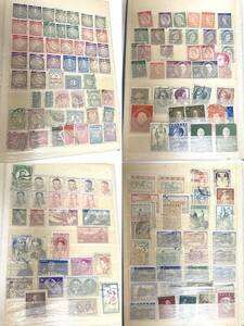  送料込み ■ 外国切手 海外切手 国内切手 使用済み 消印あり アルバム まとめて