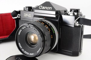 CANON キヤノン F-1 後期 CANON LENS FD 35mm F3.5 S.C. ケース付 動作品 一眼レフ カメラ レンズ 1:3.5 /F-1N RL-432T/000