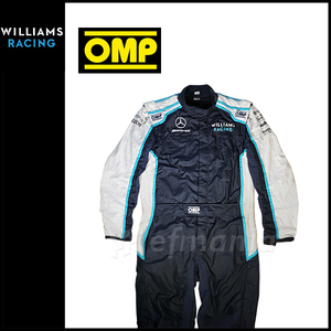【非売品】2021 ウィリアムズ・レーシング F1 支給品 メカニック・レーシングスーツ 60 OMP★ラッセル ラティフィ 