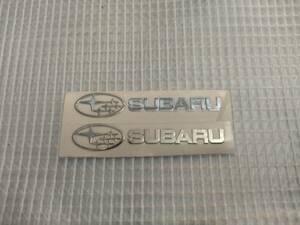 【送料込】SUBARU(スバル) ステッカー 2枚組 縦0.9cm×横4.6cm　