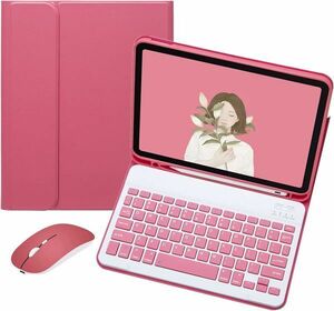 マウス付き iPad Air 5 iPad Air 4 キーボードケース 可愛い レディース iPad Air 第 5 4 世代 分離式 カラーキーボード カバー 女性 人気