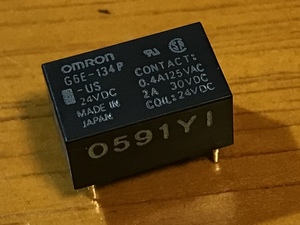 オムロン▼OMRON リレー G6E-134P-US : 24V DC