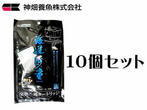 カミハタ 海道河童フィルター 大交換ろ過カートリッジ10個セット　管理60