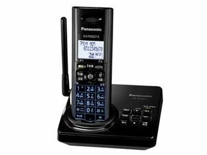 パナソニック RU・RU・RU デジタルコードレス電話機 親機のみ ブラック VE-(中古品)