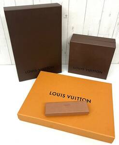 高級 ブランド コレクション LOUIS VUITTON ルイヴィトン BOX ボックス 空き箱 4点 ケース ギフト 収納 小物 アパレル バッグ アクセサリー