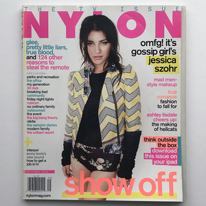 NYLON Magazine: Sept 2010, The Tv Issue, Jessica Szohr, Ashley Tisdale...Etc
