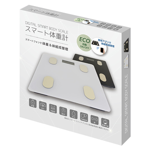 【新品・未使用】スマホ連動 スマート体組成計（ブラック）