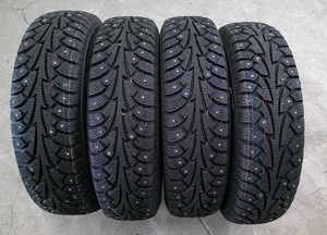 中古スパイクタイヤ4本/1台分セット　ハンコックウィンターi-Pike　165/70R14　カップピン