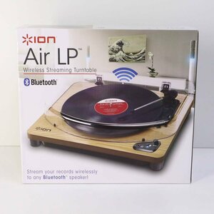 新品未開封 ION Audio Air LP Bluetooth ワイヤレスストリーミングターンテーブル スピーカー内蔵 レコードプレーヤー★835v15