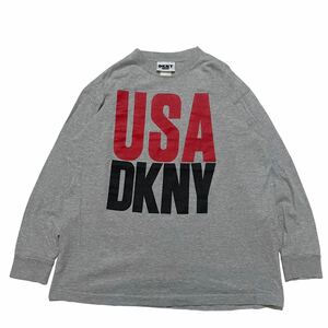 USA製 古着　DKNY ダナキャランニューヨーク　ロンT 長袖tシャツ