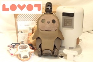 2221[M]◆LOVOT ラボット◆家族型ロボット/ロボット/本体/LV-100S0/LN100-S0/ネスト 服付♪