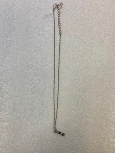 DIOR ディオール Necklace ネックレス SILVER シルバー 約42cm Christian Dior クリスチャン ディオール 