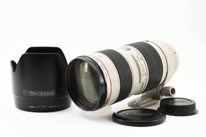 ★並品★ Canon キヤノン EF70-200mm F2.8 L USM 望遠ズームレンズ レンズフード付き #2820