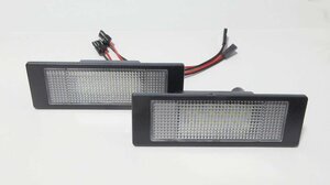 【送料無料】BMW MINI クラブマン R55 LED ナンバー灯 ライセンス灯　キャンセラー内蔵　純正交換タイプ