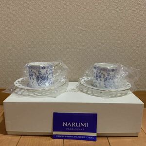 未使用 ナルミ ミラノ NARUMI カップ ソーサー メッシュ デミタス 透かし コレクション 箱入り インテリア 送料無料