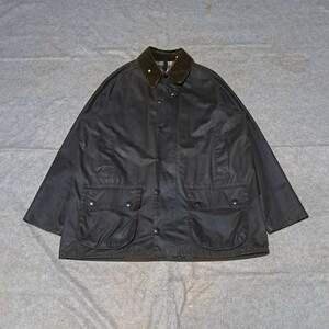 80s 美品　 オーバーサイズ　バブアー　44 ムーアランド　moorland　　Barbour ビューフォート　ソルウェイジッパー 90s